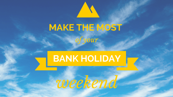 banner writing about bank holiday in sky image